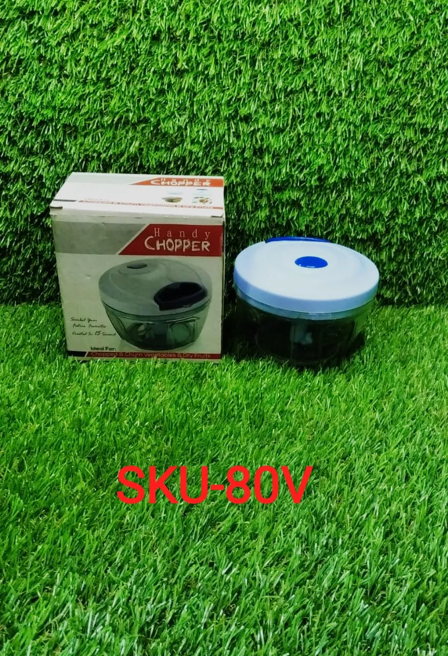 0080 V Atm Blue 450 ML Chopper widely used in all types of household kitchen purposes for chopping and cutting of various kinds of fruits and vegetables etc.