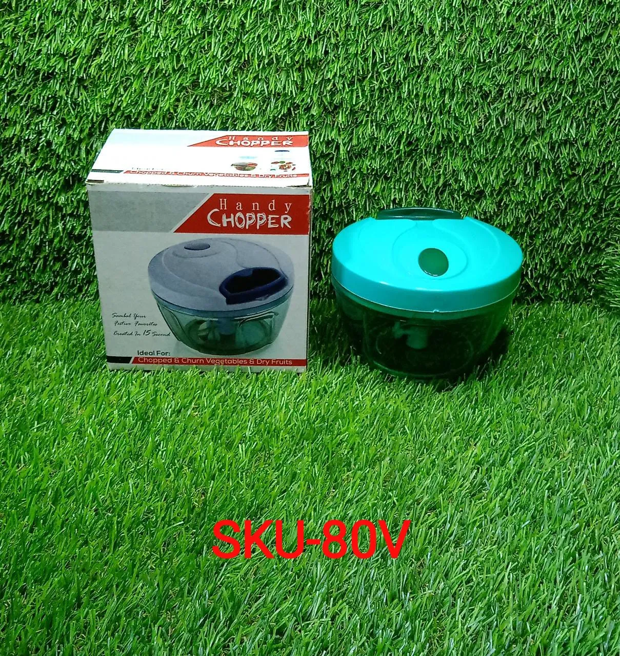 0080 V Atm Green 450 ML Chopper widely used in all types of household kitchen purposes for chopping and cutting of various kinds of fruits and vegetables etc.