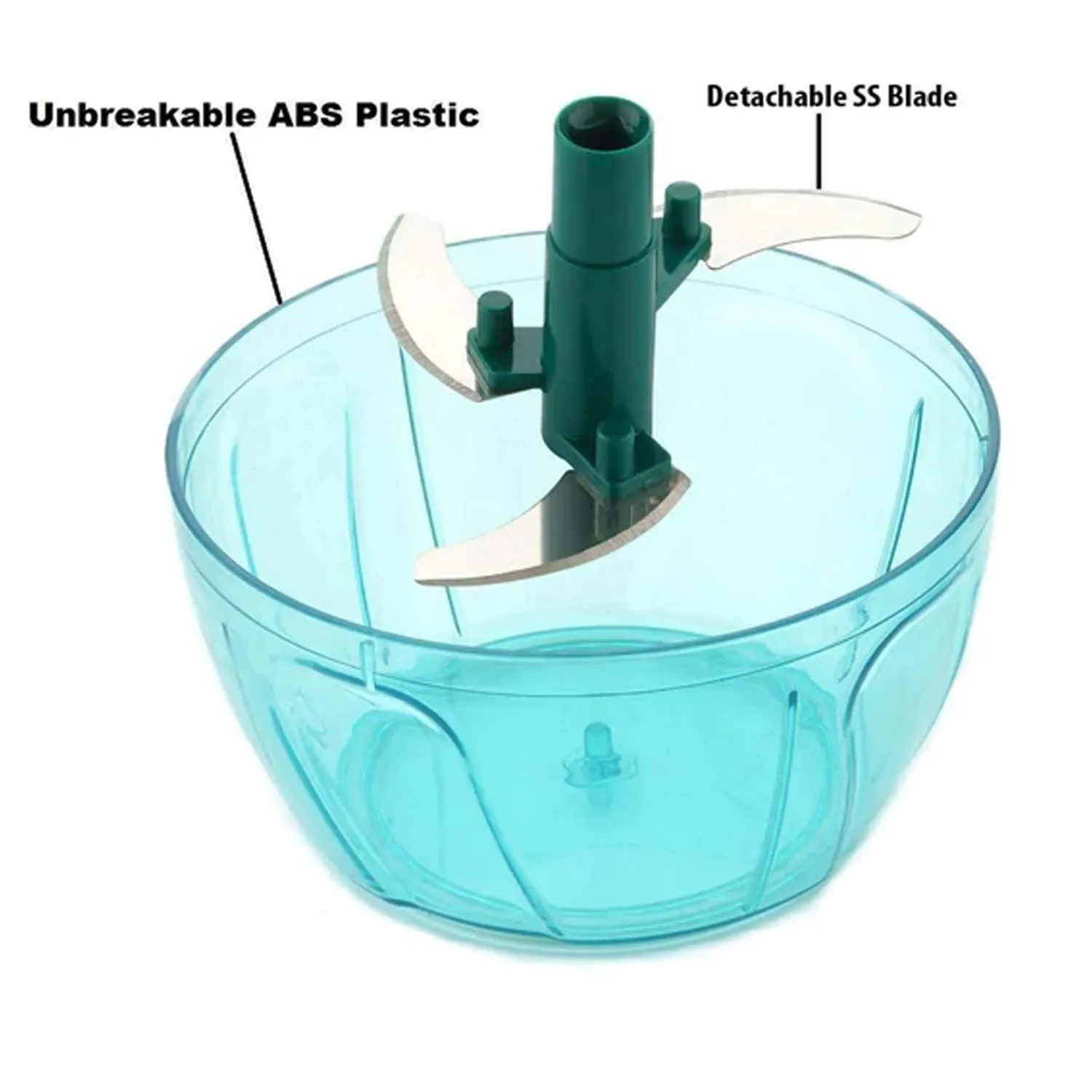 0080 V Atm Green 450 ML Chopper widely used in all types of household kitchen purposes for chopping and cutting of various kinds of fruits and vegetables etc.