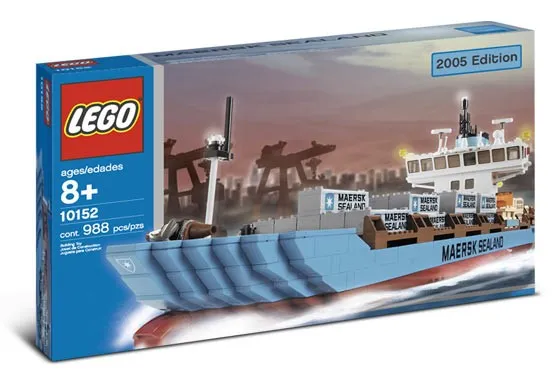 10152 Maersk Sealand Container Ship 2005 Edition (Retired) (Certified Complete)