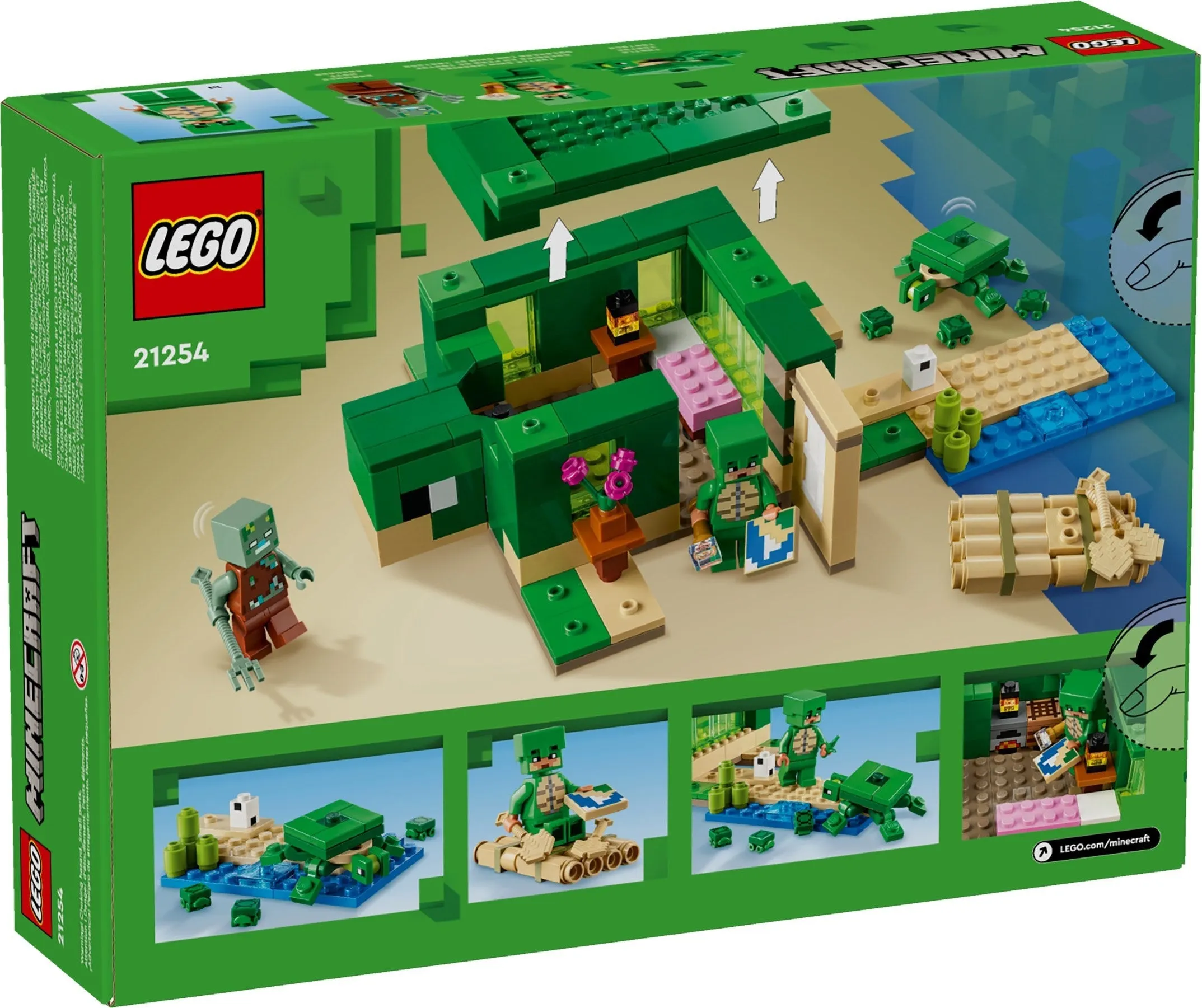 21254 LEGO Minecraft: The Turtle Beach House (Certified Complete)