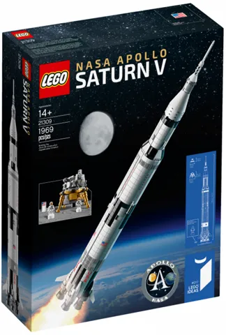 21309 LEGO Ideas: NASA Apollo Saturn V (Retired) (Certified Complete)