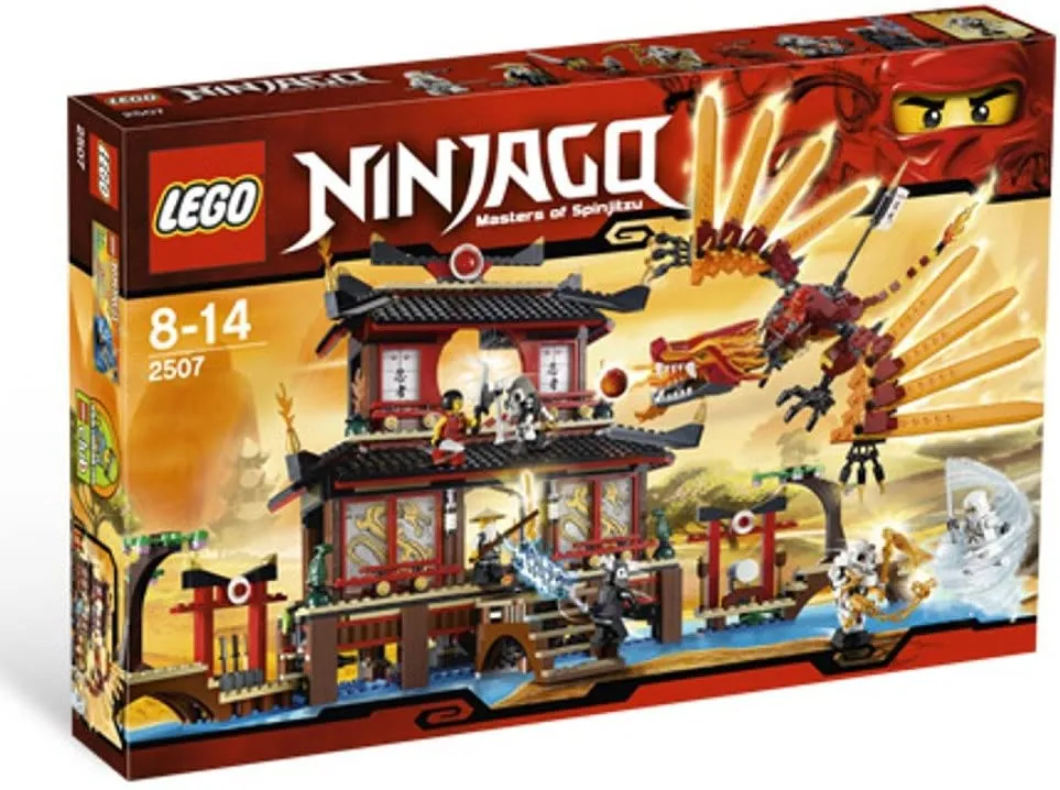 2507 Ninjago Fire Temple (Retired) (Certified Complete)