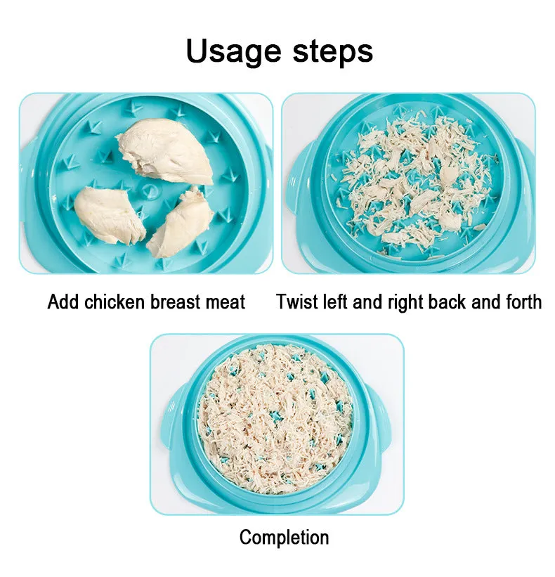 2pcs Blue New Chicken Shredder | Effortless Chicken Breast Shredding Tool | Meal Prep & Baby Food