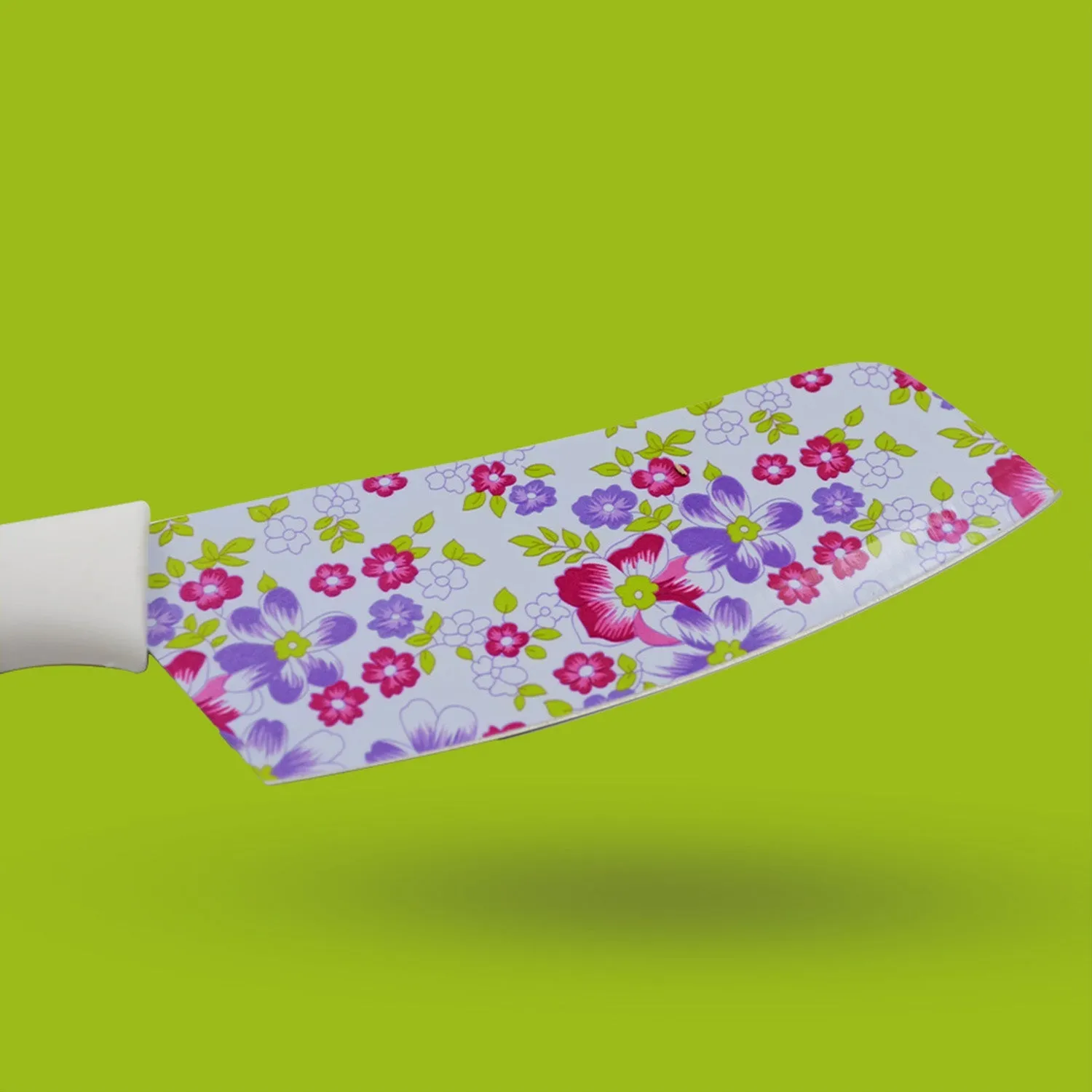 5862 Colorful Designer Stainless Steel Chef Kitchen Knife, Dishwasher Safe Unique Liquid Marble Sharp Kitchen Knives With Card Packing- Scratch Resistant And Anti Rust Knives For Kitchen 9 Inch (1 Pc)