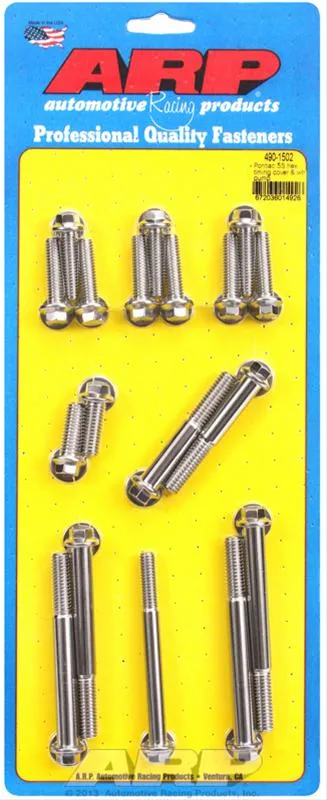 ARP Timing Cover Bolt Kits 490-1502
