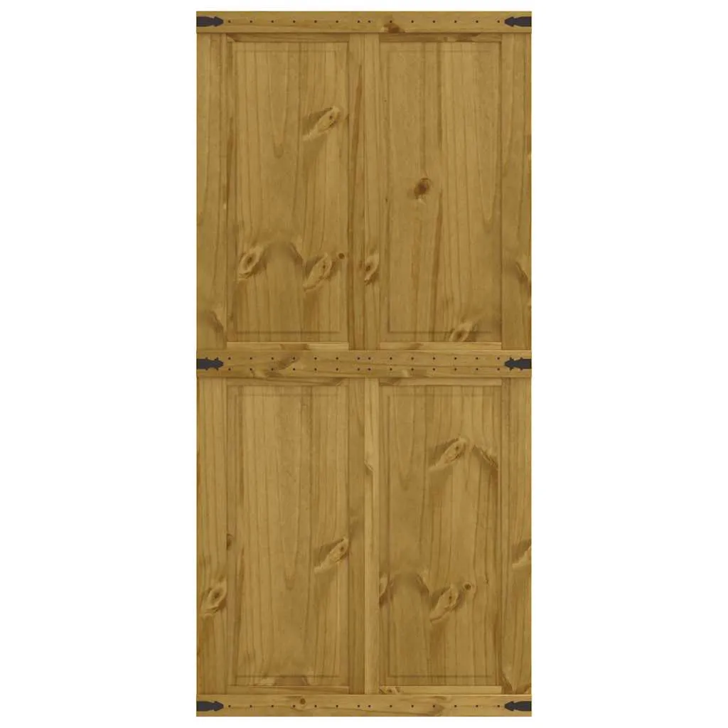 Barn Door CORONA 100x210 cm Solid Wood Pine
