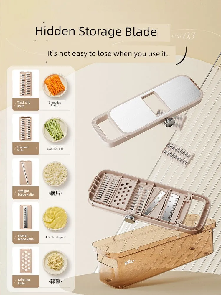 Bear New Arrival Shredded Potatoes Kitchen For Home Chopping Artifact