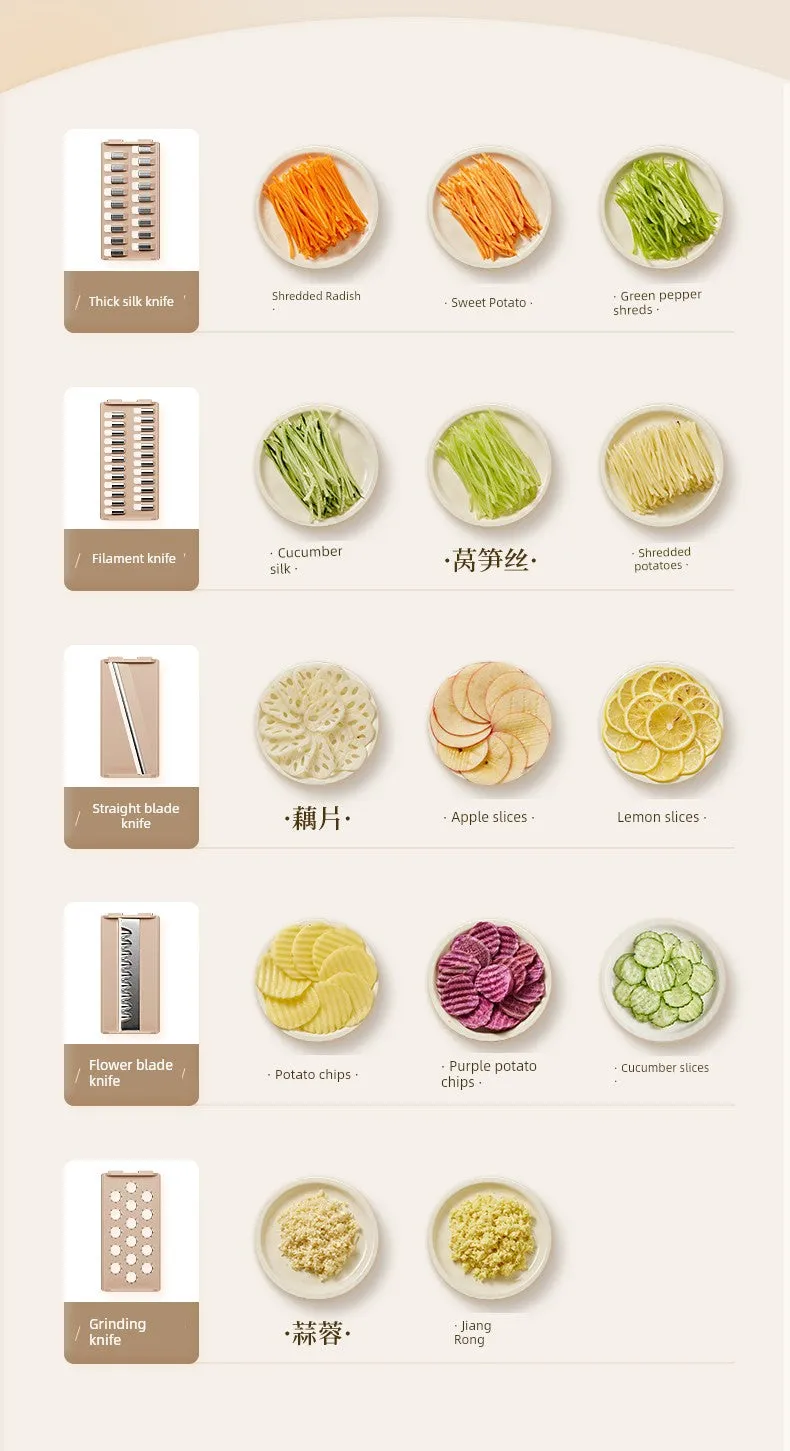 Bear New Arrival Shredded Potatoes Kitchen For Home Chopping Artifact
