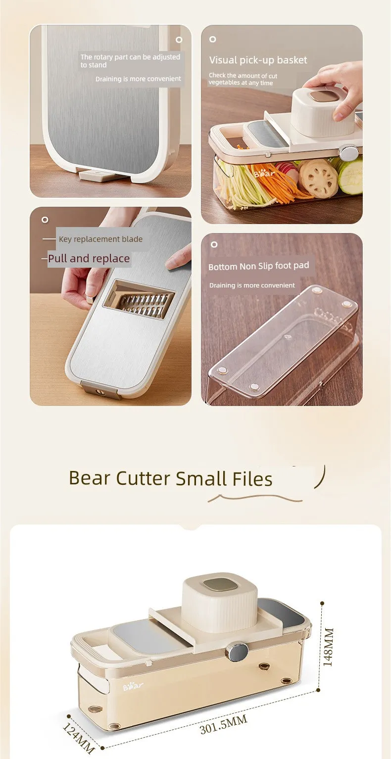Bear New Arrival Shredded Potatoes Kitchen For Home Chopping Artifact