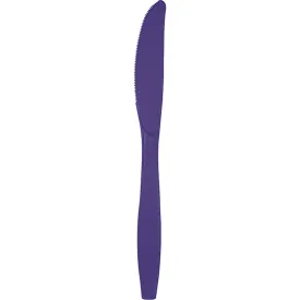 Bulk Purple Plastic Knives (288 per Case)