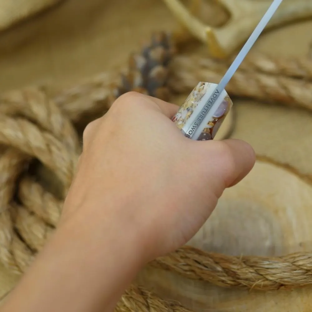 CPM 154 Mountaineer: Cast Seashells & White Acrylic