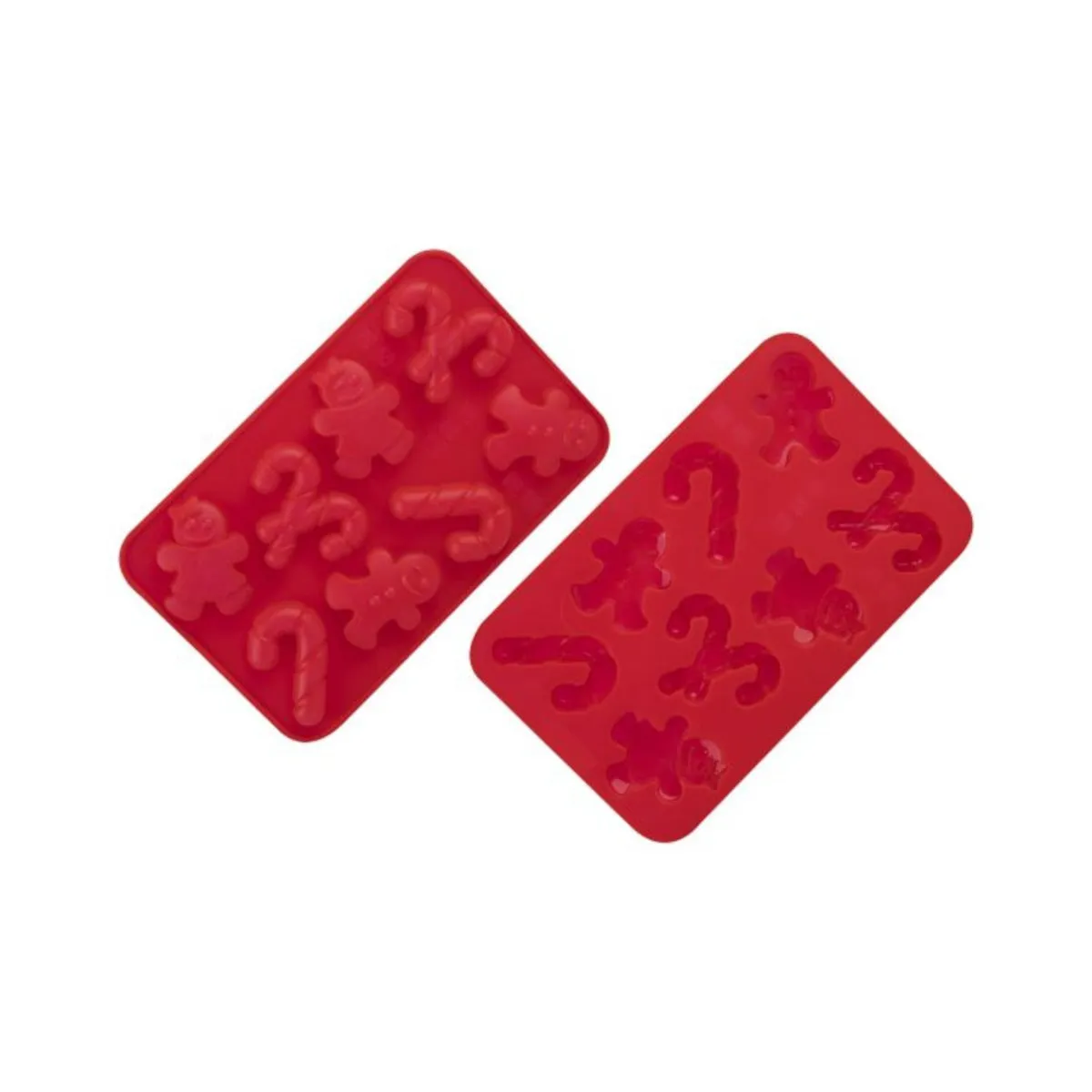 Daily Bake Christmas Silicone Chocolate Mould Red Set of 2