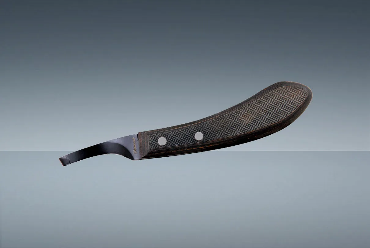 DIAMOND HOOF KNIFE CURVED BLADE RH