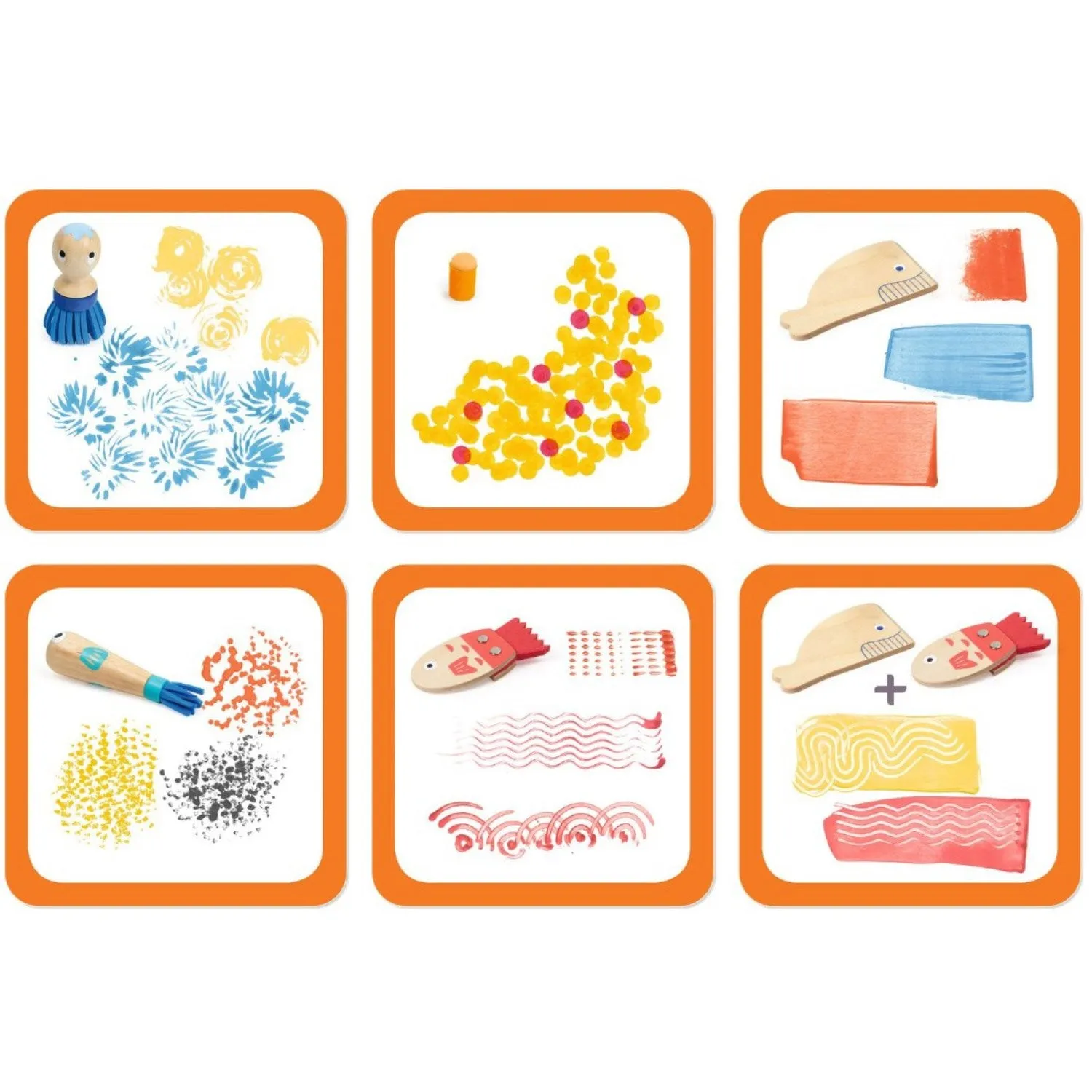 Djeco Unique Tools for Painting