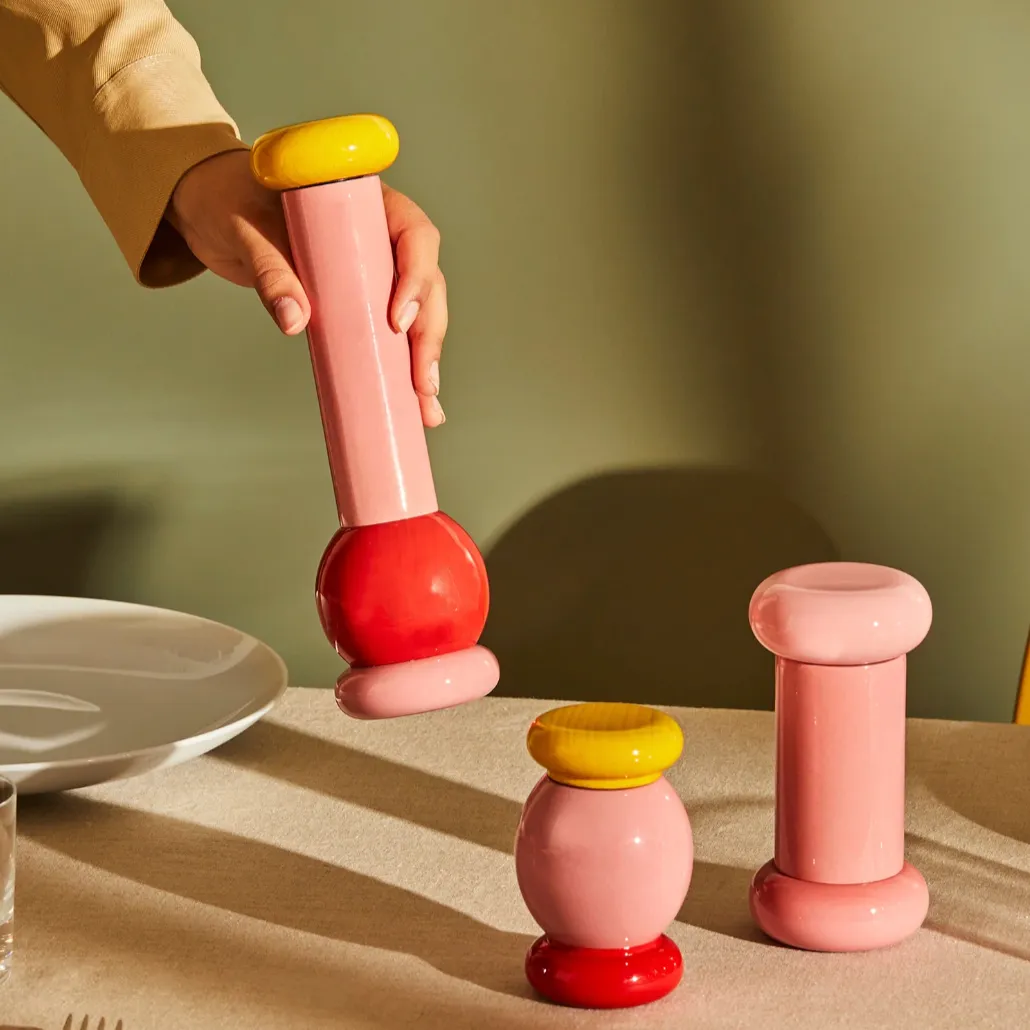 ES18 SALT & PEPPER CASTOR