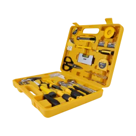 Homdum 48 Piece Hand Tool Kit Deli with Screwdrivers Pliers Wrenches Hammer Tool Kit Household Hand Tool Box For DIY And Professional Use Tool Set of 48 pcs