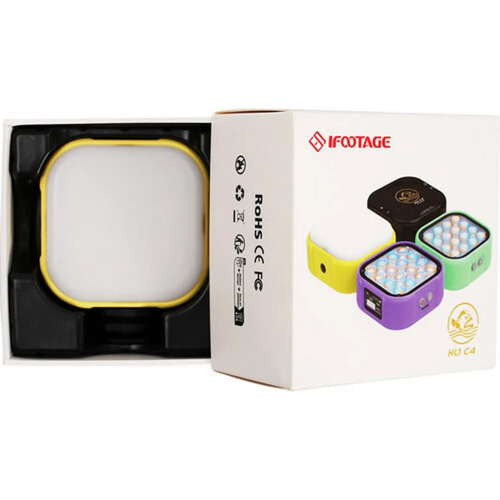 Colorful iFootage Anglerfish RGBW Handy Light in Vibrant Yellow