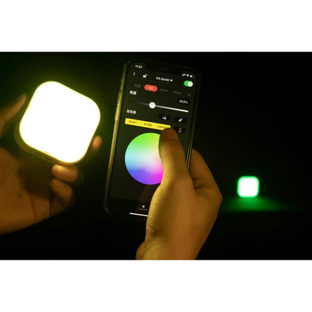 Colorful iFootage Anglerfish RGBW Handy Light in Vibrant Yellow