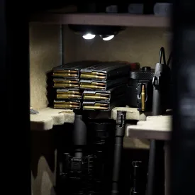 ILLUMISAFE LIGHTS Gun Safe Motion Sensitive Detector LED Light - Adjustable Magnetic Dual