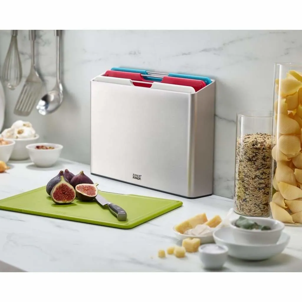 Joseph Joseph Folio 4-piece Chopping Board Set Large Silver