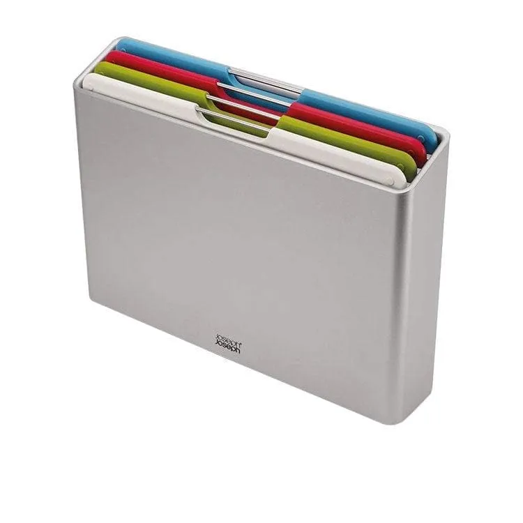 Joseph Joseph Folio 4-piece Chopping Board Set Large Silver