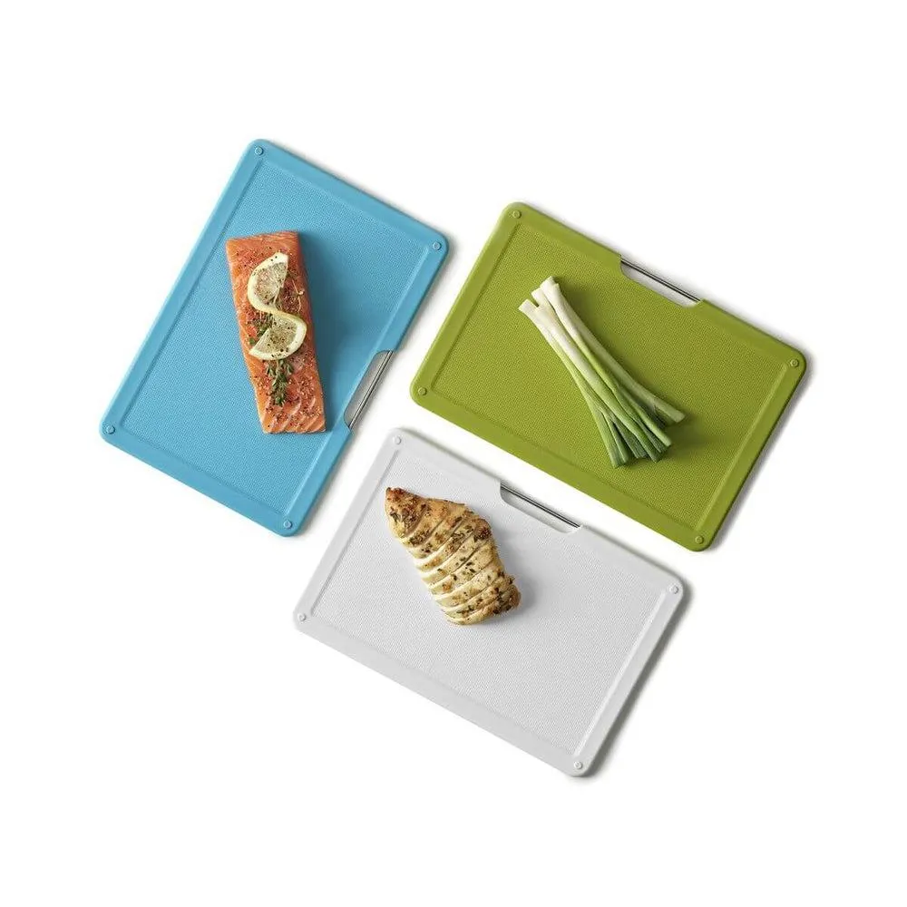 Joseph Joseph Folio Slim 3 Piece Under Shelf Chopping Board Set