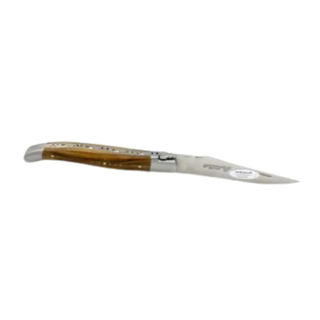 Laguiole En Aubrac Folding Knife (12cm) - Pistachio Wood
