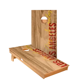 Los Angeles Red Campus Gameday Star Cornhole Boards