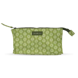 Makeup Bag Big - Geo Lime