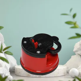 Manual Mini Kitchen Knife Sharpener for Sharpening Stainless Steel | Sharpening Tool for Ceramic Knife and Steel Knives | Mini Knife Sharpener with Suction Pad