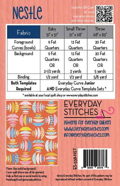 Nestle Quilt Pattern from Everyday Stitches