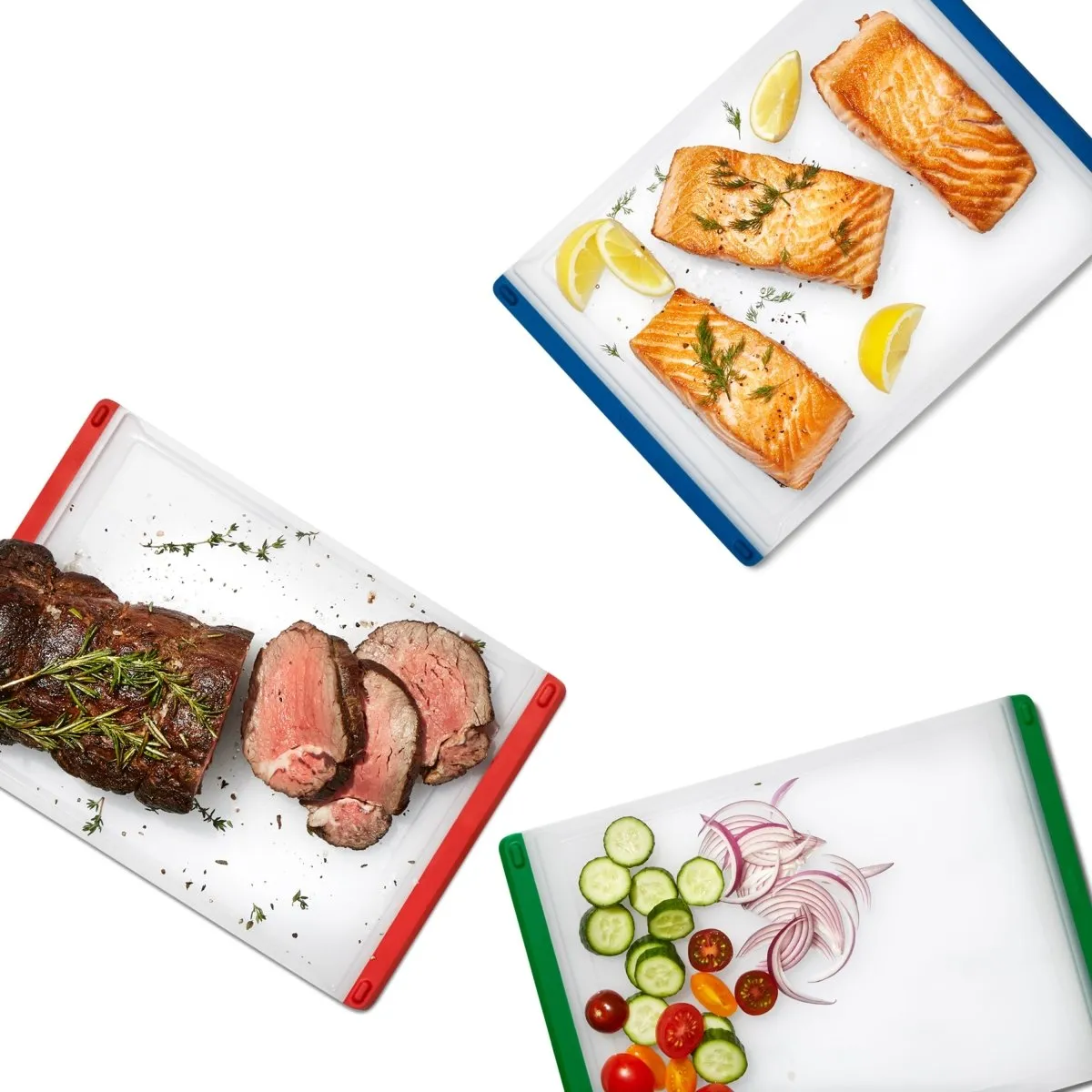 OXO Good Grips Plastic Chopping Boards Set of 3  33x23cm