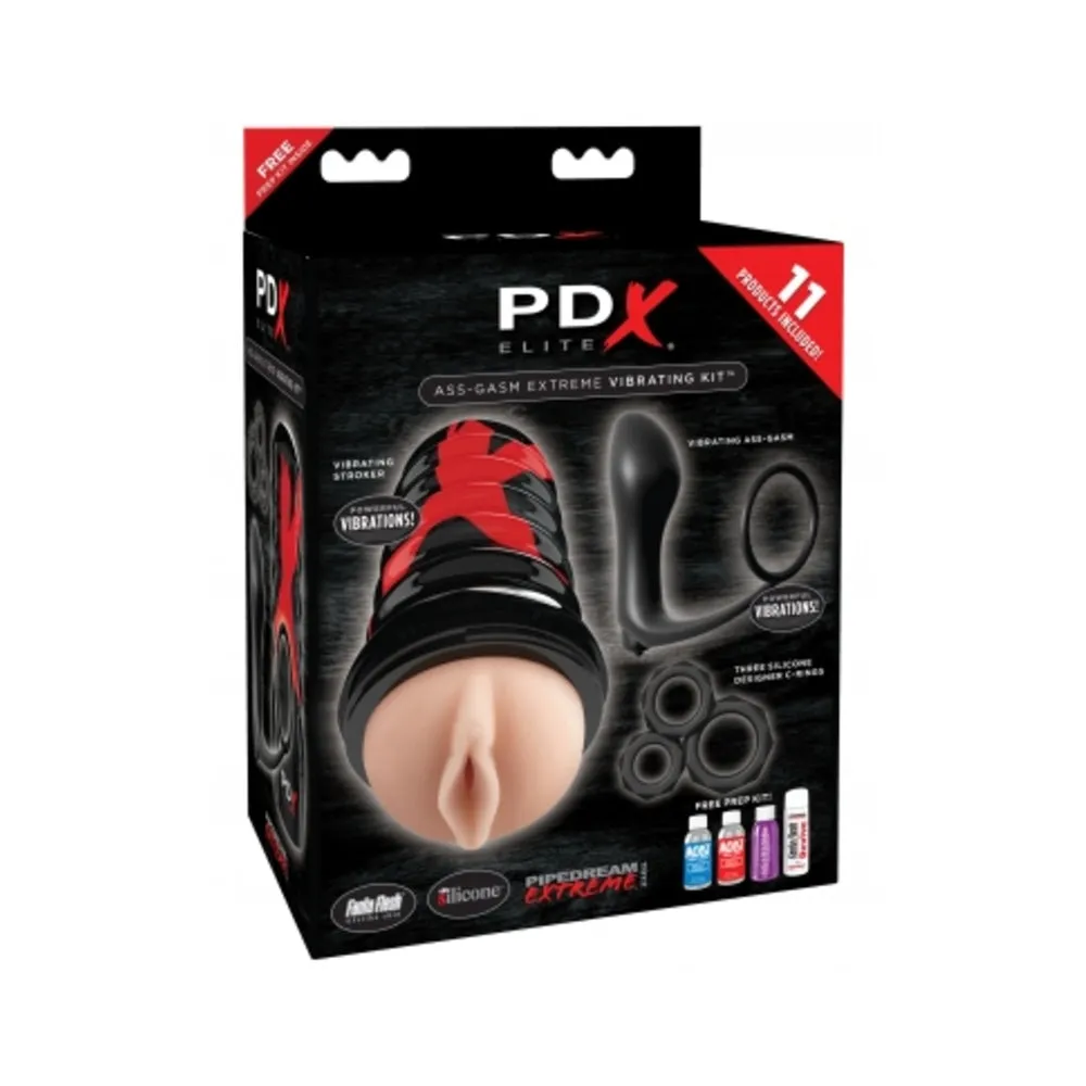 Pdx Elite Ass-gasm Vibrating Kit
