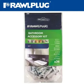 RAWLPLUG BATHROOM ACCESSORY KIT RAW R-S1-BAC
