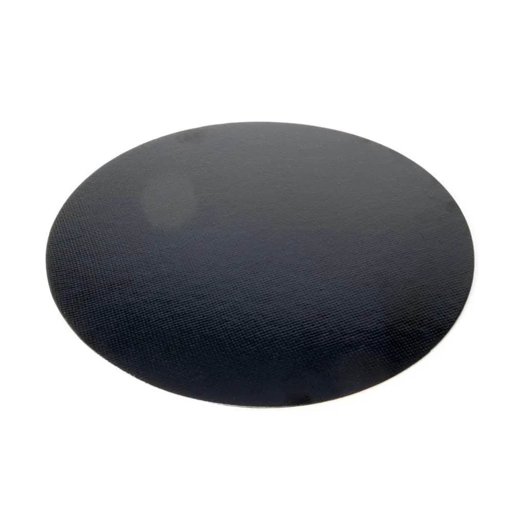 Round Black Laminated Cake Board 12.2" (31cm) 5-Pack