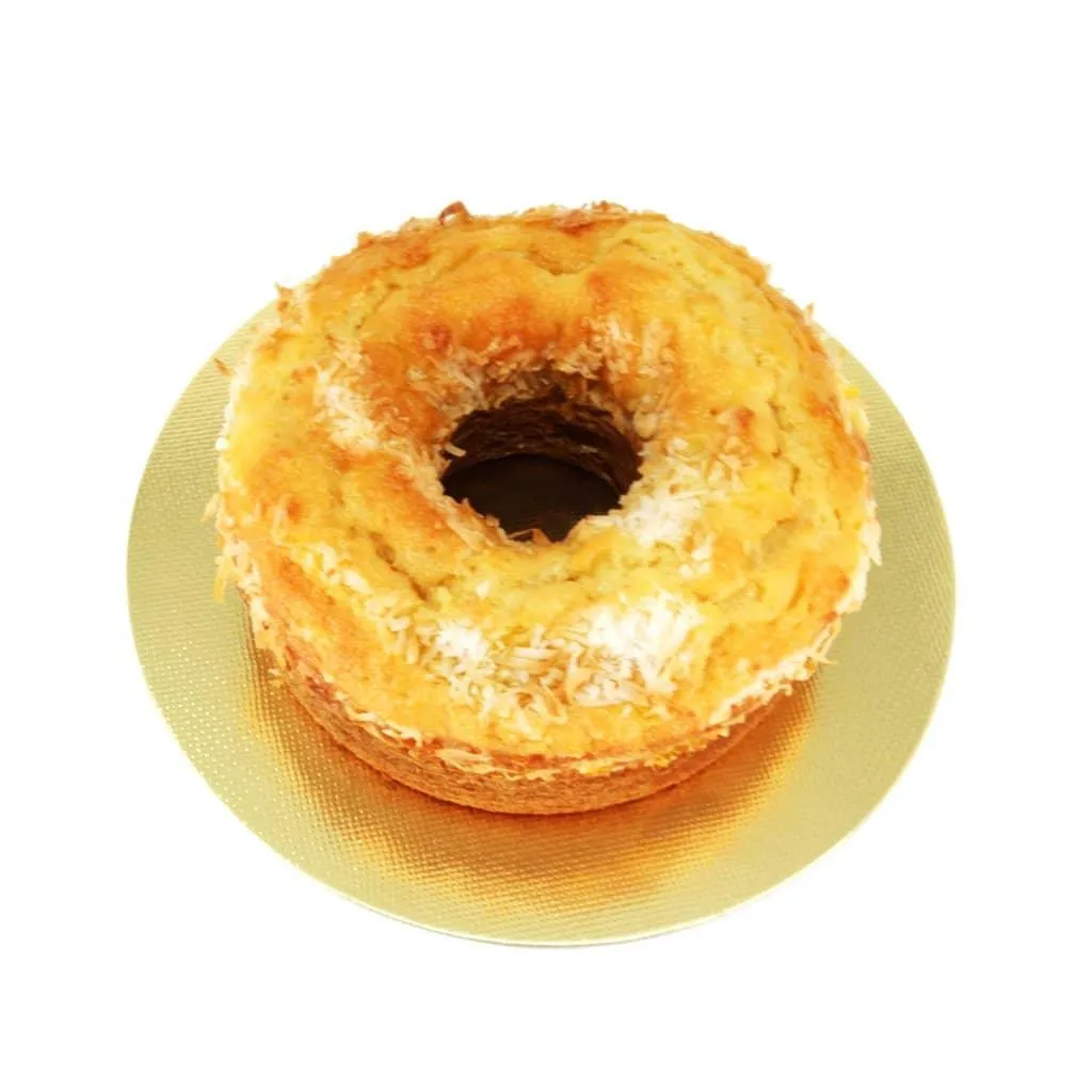 Round Gold Laminated Cake Board 13.8" (35cm)  5-Pack