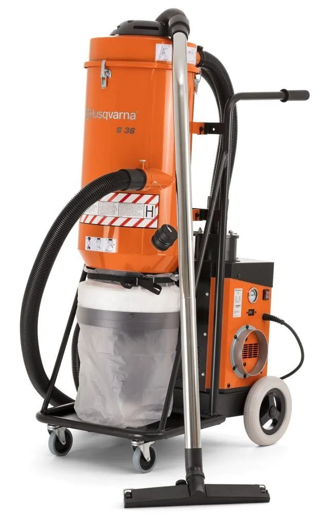 S36 Husqvarna 230V HEPA Dust Extractor Vacuum 50 Amp