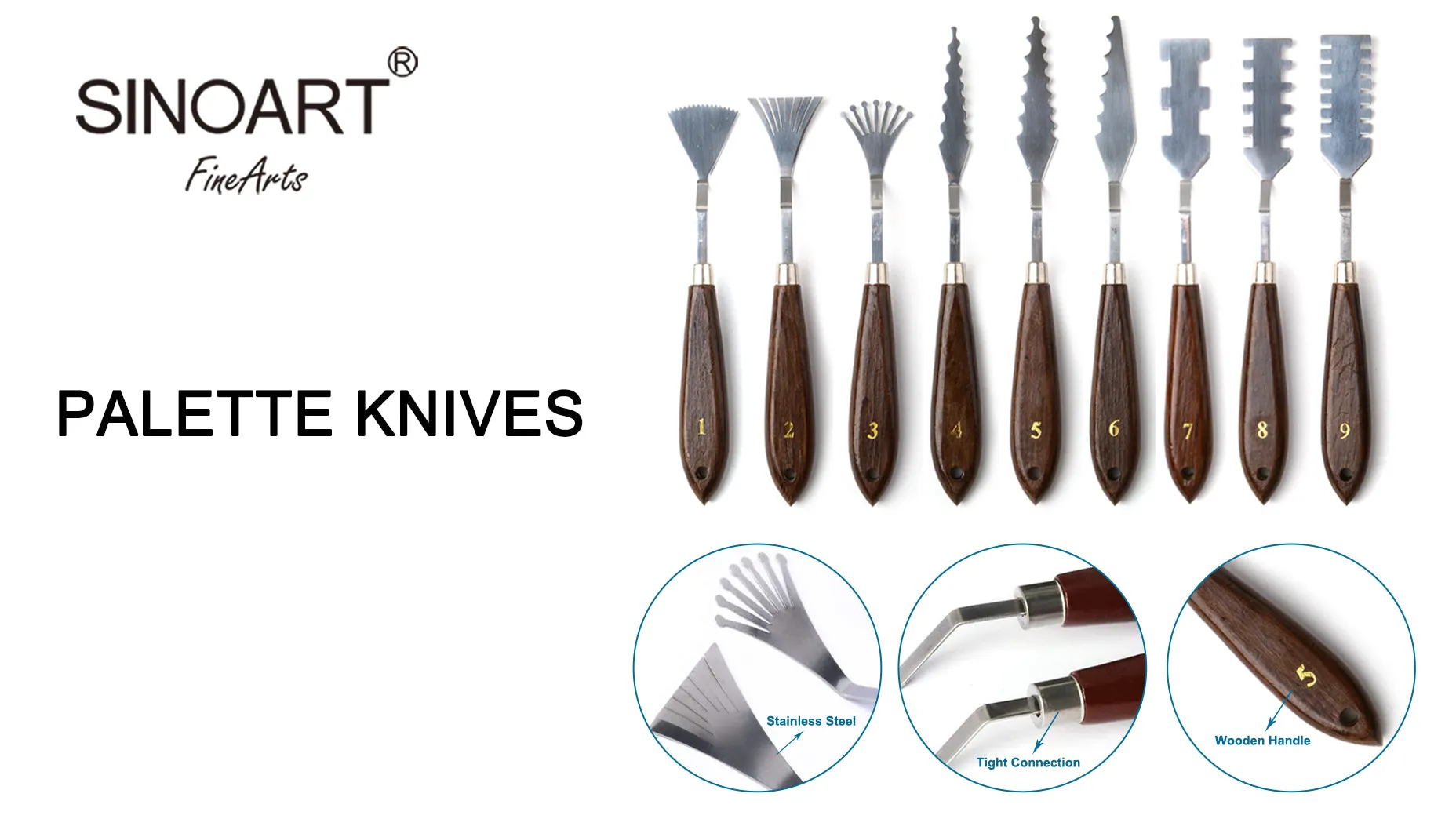 SINOART Special Designed Palette Knives #6