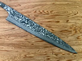 Takashi Saji R2/SG2 Damascus 240 Sujihiki- blade only