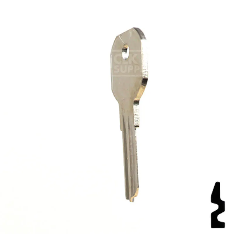 Uncut Key Blank | Hurd, Delta | 1536