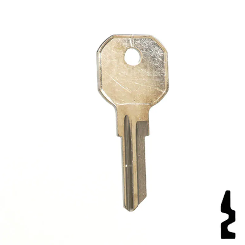 Uncut Key Blank | Hurd, Delta | 1536