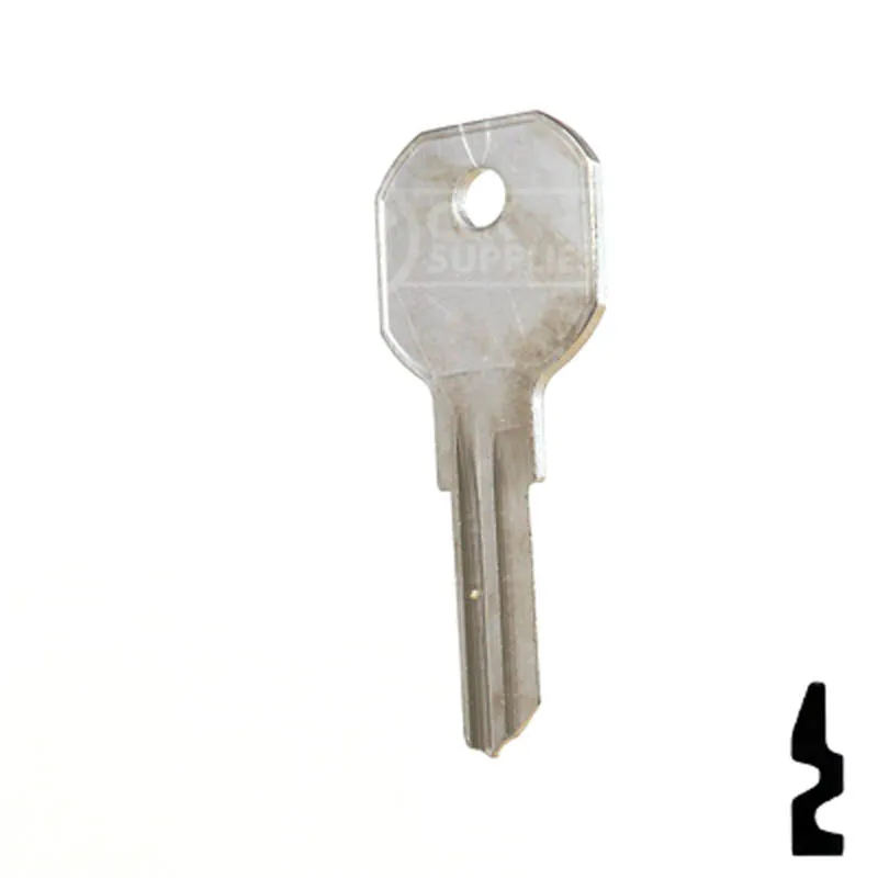 Uncut Key Blank | Hurd, Delta | 1536