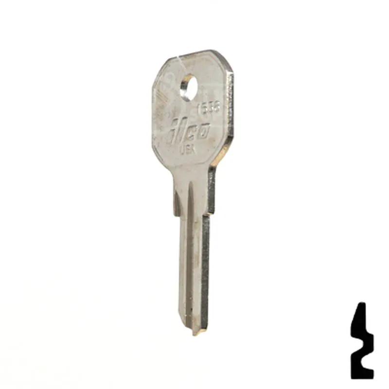 Uncut Key Blank | Hurd, Delta | 1536