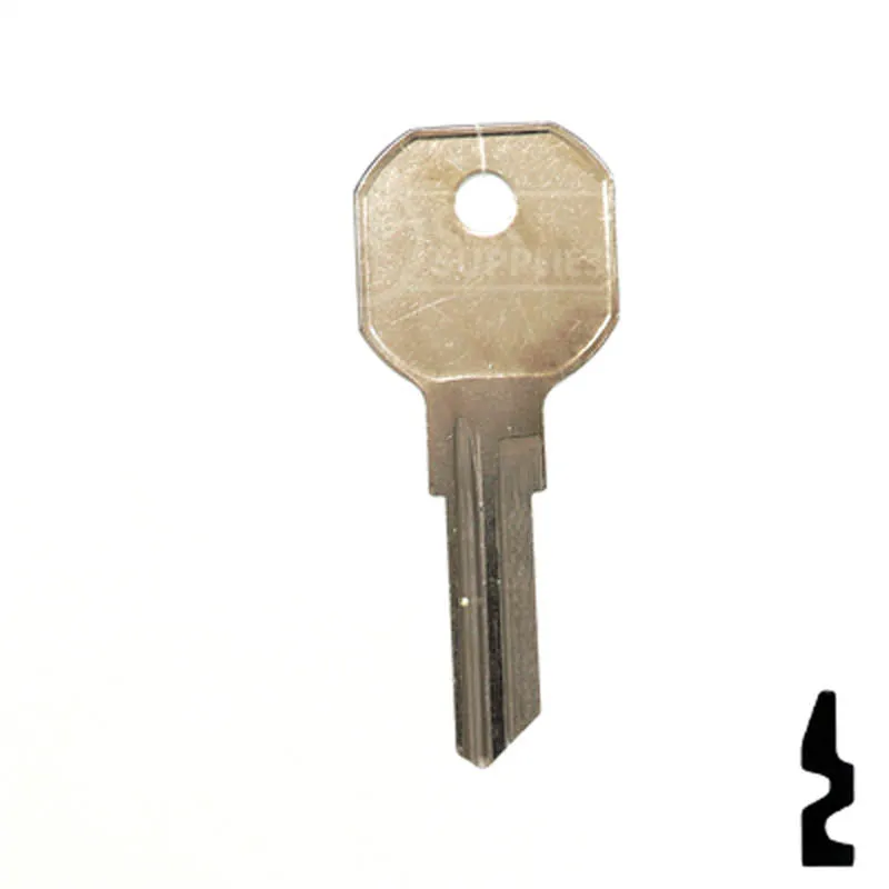 Uncut Key Blank | Hurd, Delta | 1536