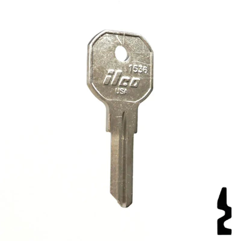 Uncut Key Blank | Hurd, Delta | 1536