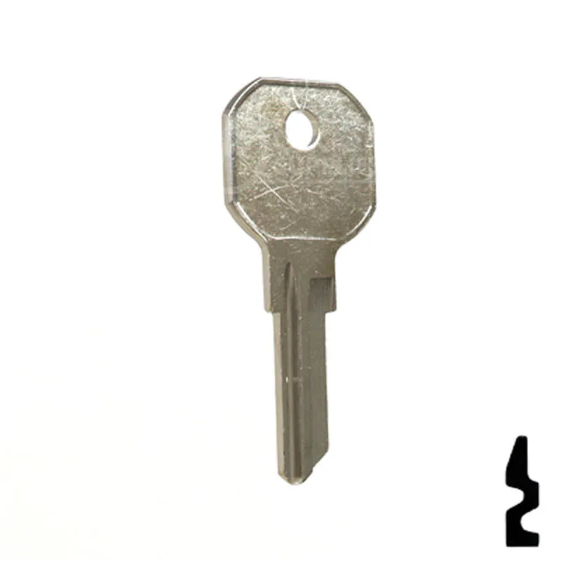 Uncut Key Blank | Hurd, Delta | 1536