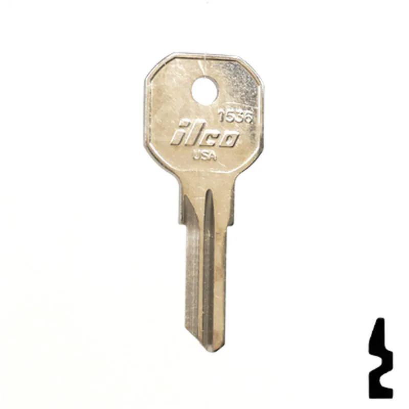 Uncut Key Blank | Hurd, Delta | 1536