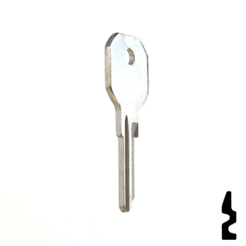 Uncut Key Blank | Hurd, Delta | 1536