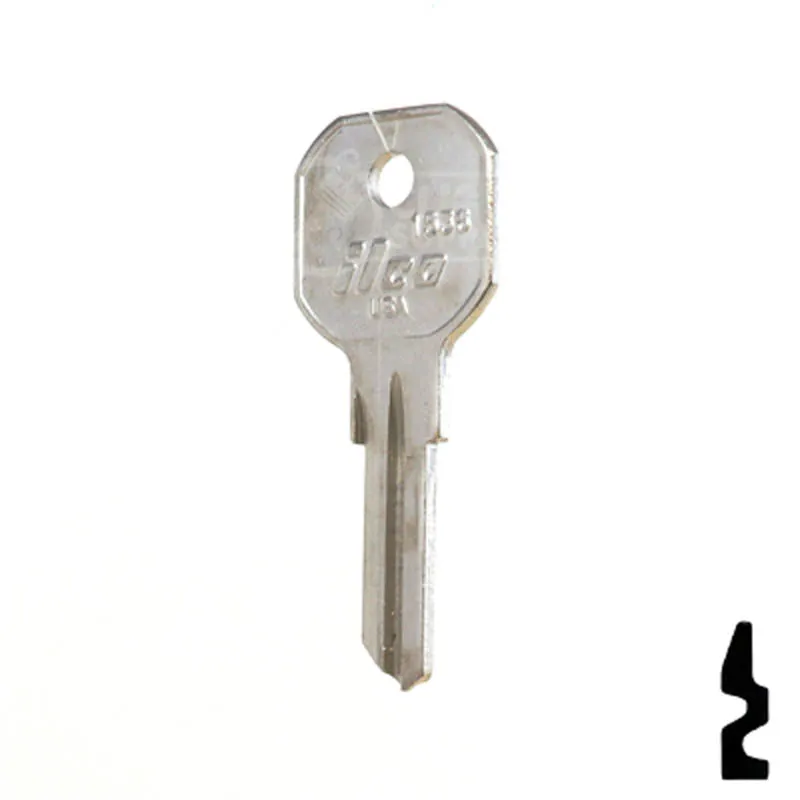Uncut Key Blank | Hurd, Delta | 1536